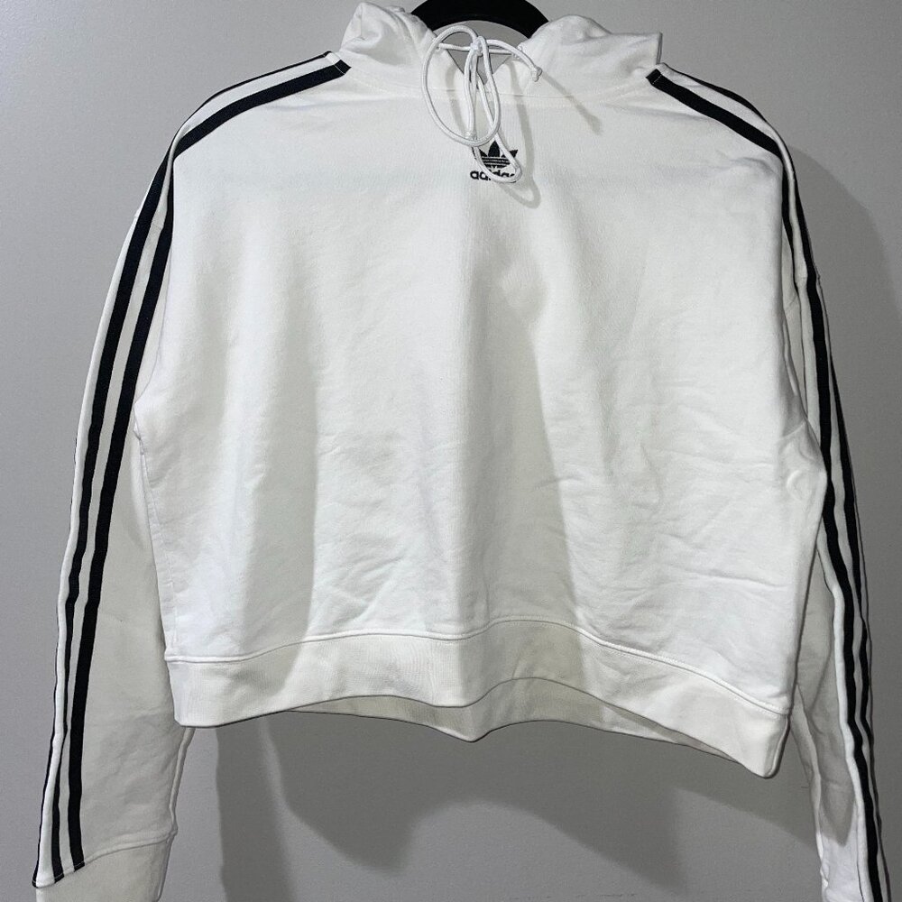 Adidas Cropped Sweatshirt (size medium)